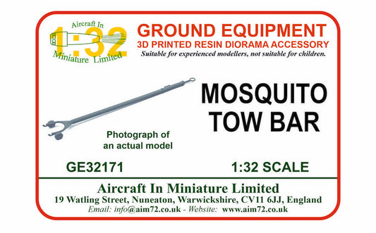 AIM - Ground Equipment GE32171 1:32 de Havilland Mosquito tow bar