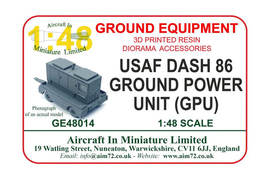 AIM Ground Equipment GE48014 Dash 86 USAF Ground Power Unit 1:48
