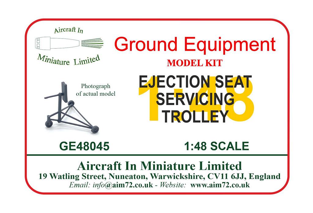 AIM-Ground Equipment GE48045L 1:48 Ejector Seat Servicing Trolley