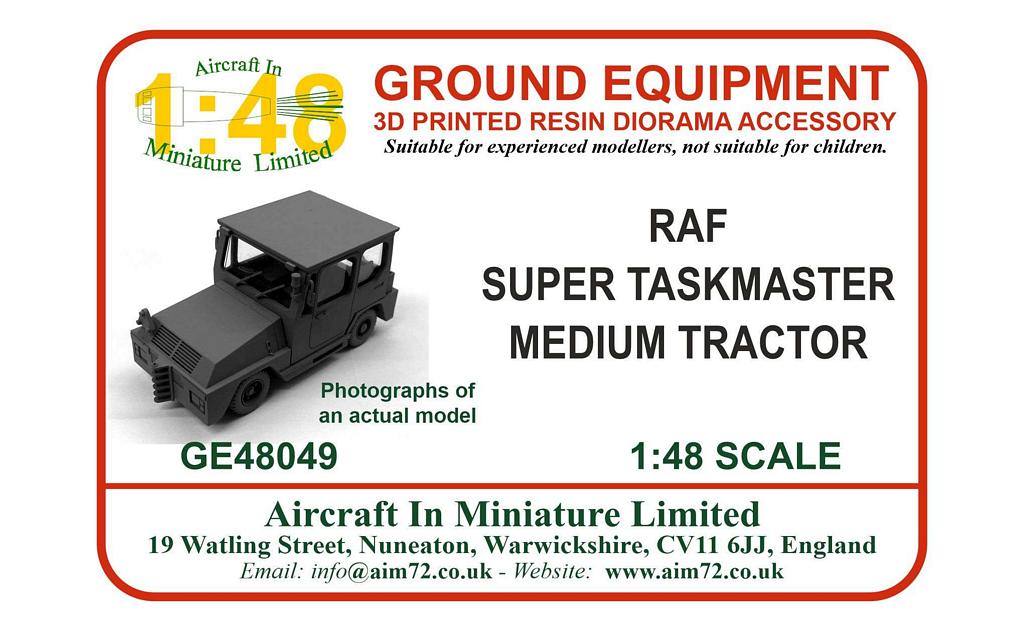 AIM - Ground Equipment GE48049 1:48 RAF Super Taskmaster tractor