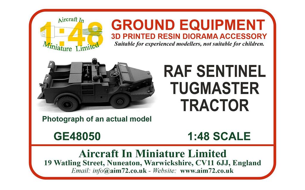 AIM - Ground Equipment GE48050 1:48 RAF Sentinel Tugmaster tractor