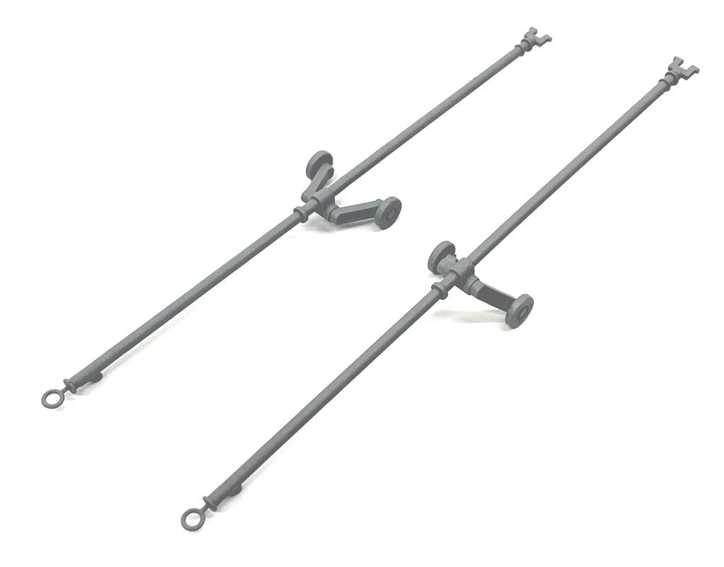 AIM - Ground Equipment GE48084 1:48 Sepecat Jaguar tow bars-wheels up & down