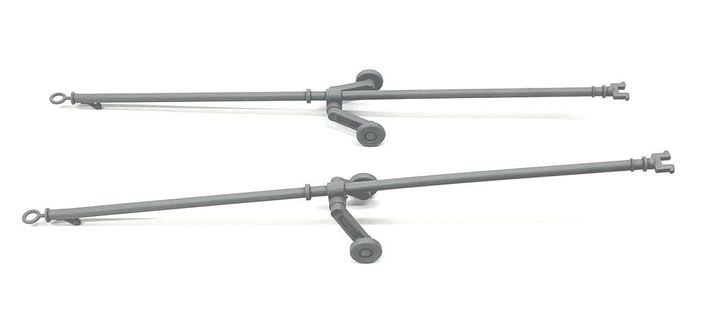 AIM - Ground Equipment GE48084 1:48 Sepecat Jaguar tow bars-wheels up & down