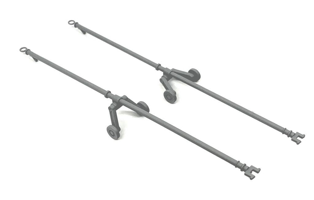 AIM - Ground Equipment GE48084 1:48 Sepecat Jaguar tow bars-wheels up & down