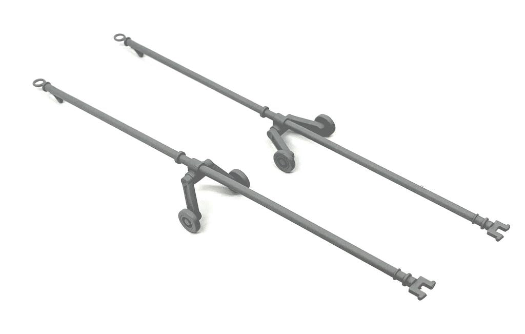 AIM - Ground Equipment GE48084 1:48 Sepecat Jaguar tow bars-wheels up & down