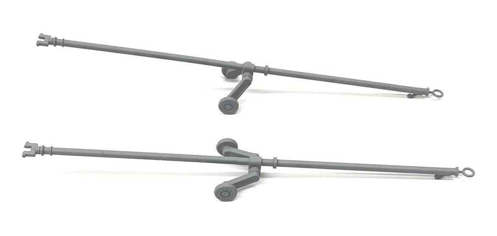AIM - Ground Equipment GE48084 1:48 Sepecat Jaguar tow bars-wheels up & down