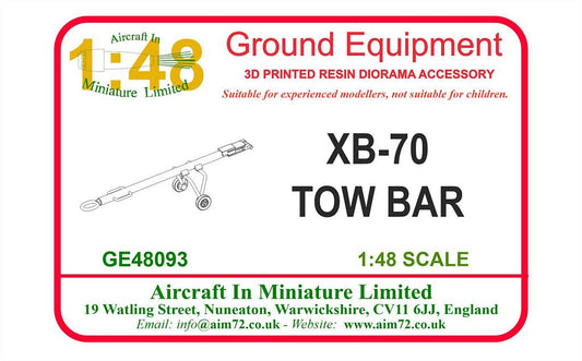 AIM - Ground Equipment GE48093 1:48 XB-70 Tow Bar