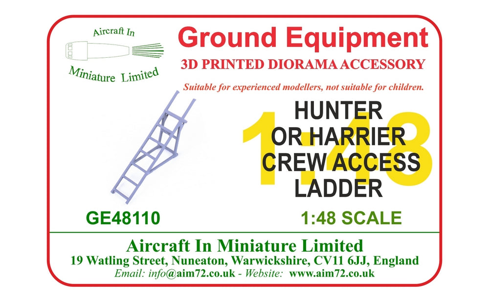 AIM Ground Equipment GE48110 Hunter F.6 & Harrier GR.3 Crew Ladder 1:48