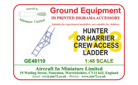AIM Ground Equipment GE48110 Hunter F.6 & Harrier GR.3 Crew Ladder 1:48