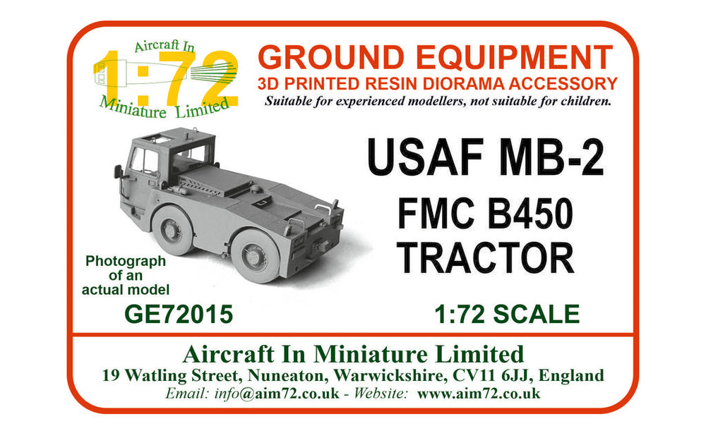 AIM - Ground Equipment GE72015 1:72 USAF MB-2 FMC B450 tractor