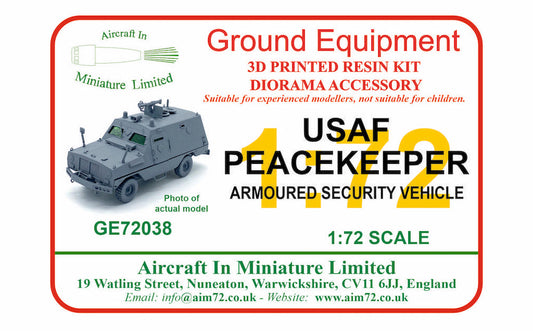 AIM Ground Equipment GE72038 USAF Peacekeeper Armoured Security Vehicle 1:72