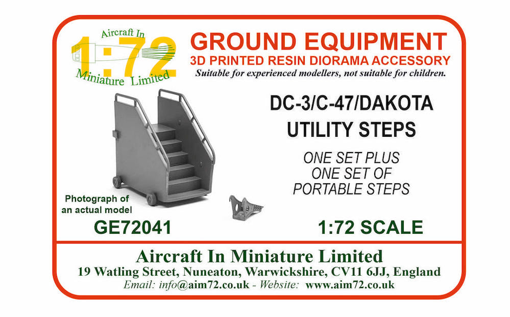 AIM Ground Equipment GE72041 DC-3/C-47/Viking Utility Steps 1:72