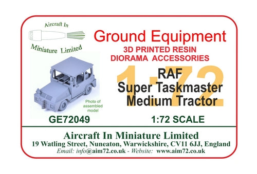 AIM - Ground Equipment GE72049 1:72 RAF Super Taskmaster tractor.