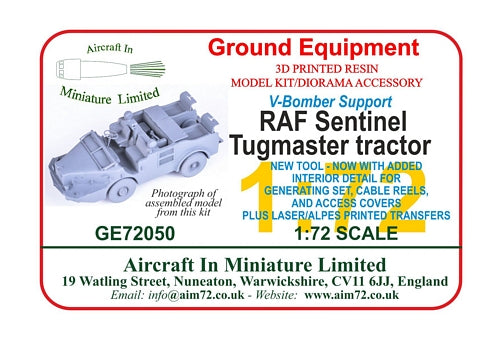 AIM - Ground Equipment GE72050 1:72 RAF Sentinel Tugmaster tractor