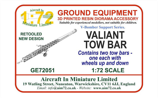 AIM - Ground Equipment GE72051 1:72 Valiant Tow Bar