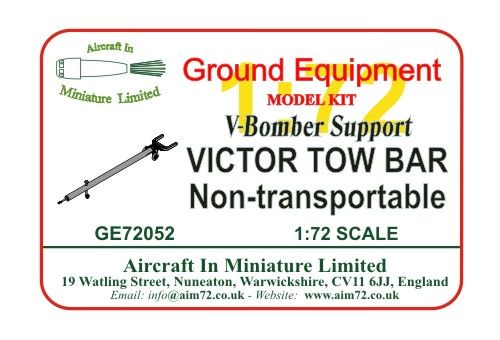 AIM Ground Equipment GE72052 HP Victor B.2 Blue Steel Tow Bar 1:72