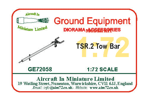 AIM - Ground Equipment GE72058 1:72 BAC TSR-2 Tow Bar