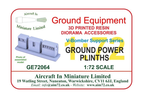 AIM - Ground Equipment GE72064 1:72 Ground Power Plinths