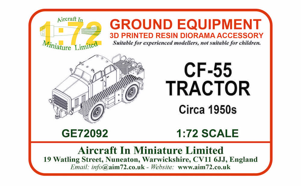 AIM - Ground Equipment GE72092 1:72 USAF CF-55 tractor