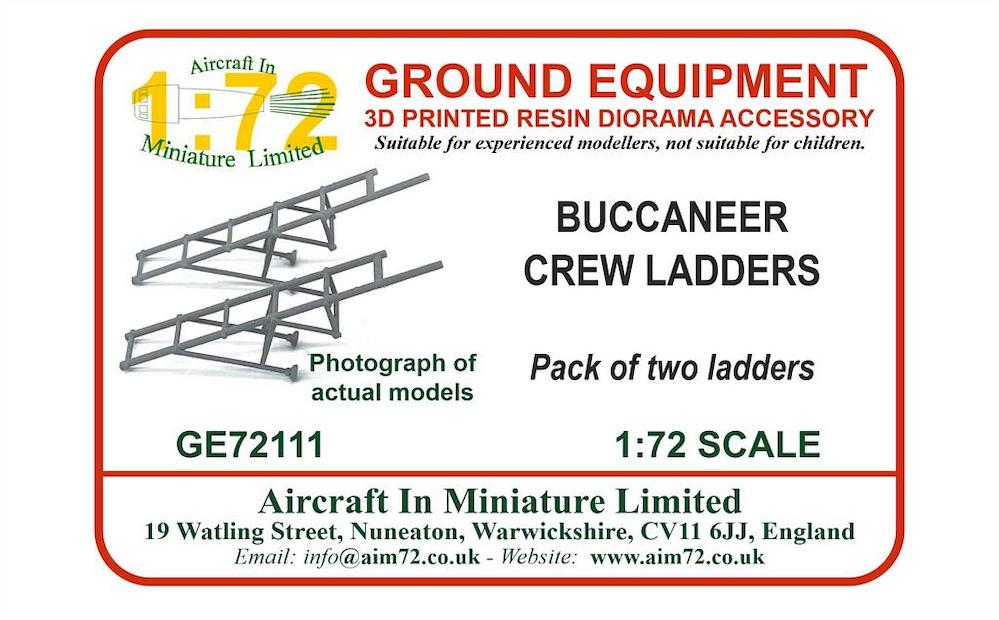 AIM - Ground Equipment GE72111 1:72 Buccaneer crew ladders