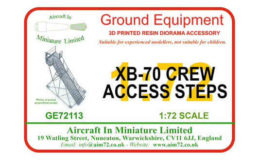 AIM Ground Equipment GE72113 XB-70 Valkyrie Crew Access Steps 1:72