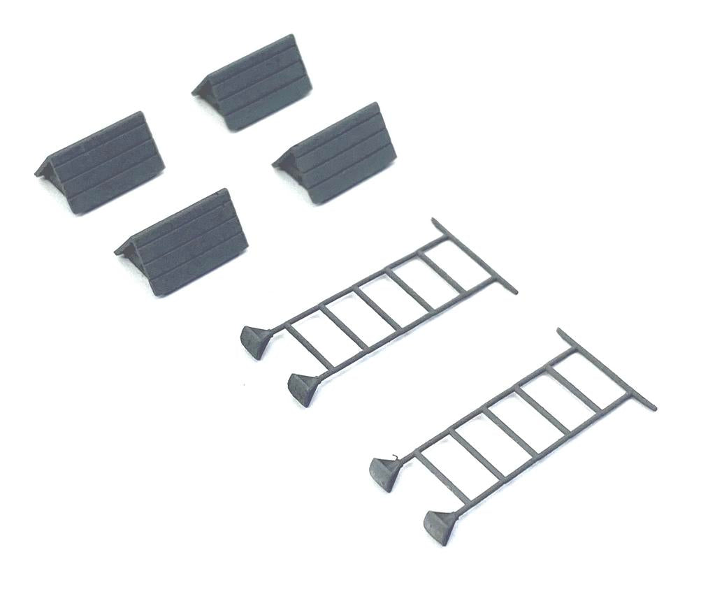 AIM Ground Equipment GE72114 Lancaster & Lincoln Engine Ladders/Chocks 1:72