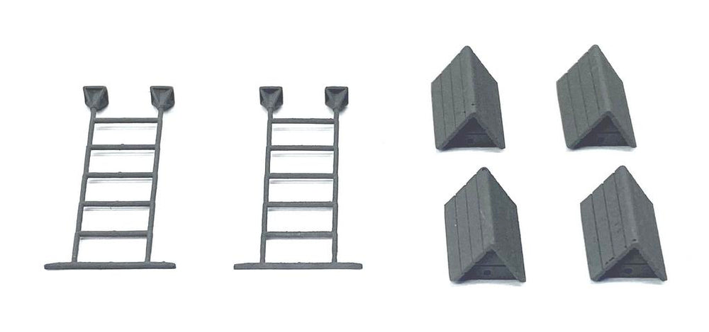 AIM Ground Equipment GE72114 Lancaster & Lincoln Engine Ladders/Chocks 1:72