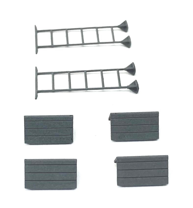 AIM Ground Equipment GE72114 Lancaster & Lincoln Engine Ladders/Chocks 1:72