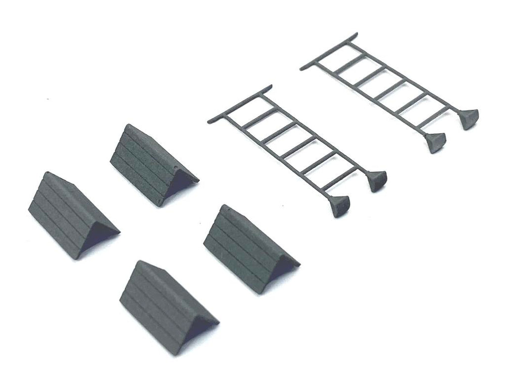 AIM Ground Equipment GE72114 Lancaster & Lincoln Engine Ladders/Chocks 1:72