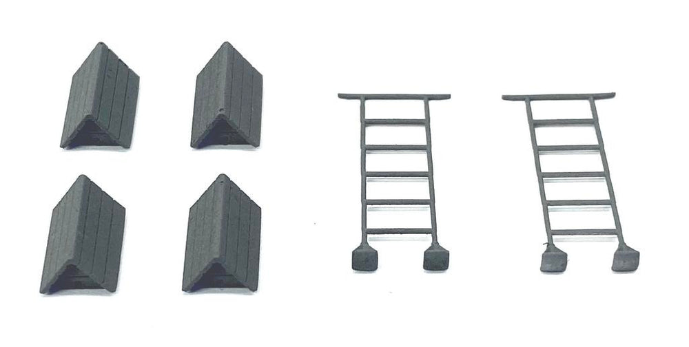 AIM Ground Equipment GE72114 Lancaster & Lincoln Engine Ladders/Chocks 1:72