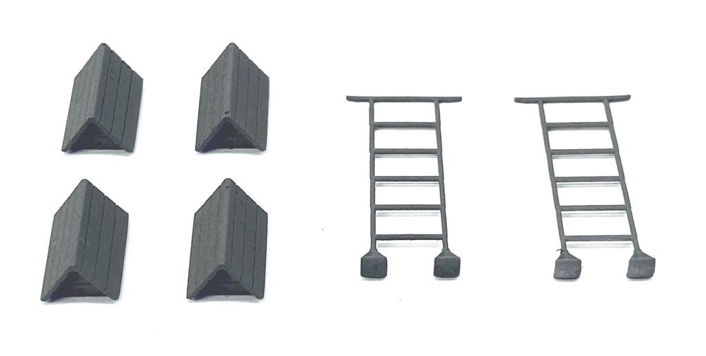 AIM Ground Equipment GE72114 Lancaster & Lincoln Engine Ladders/Chocks 1:72
