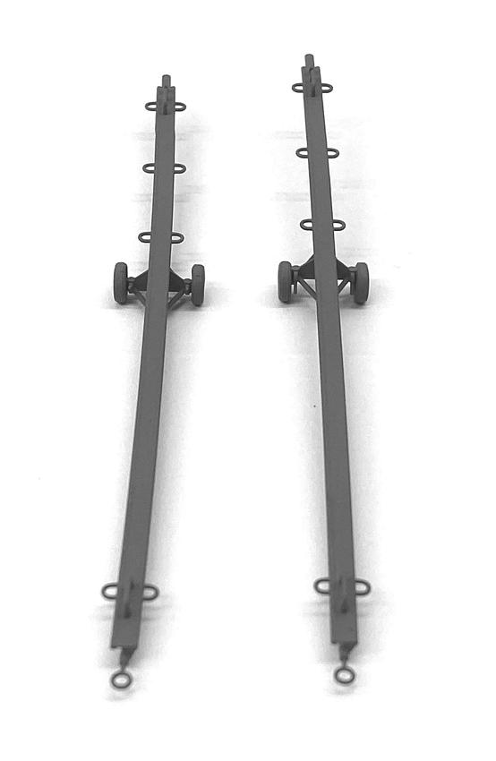 AIM Ground Equipment GE72126 F-111A/C Tow Bars (2-Pack) 1:72