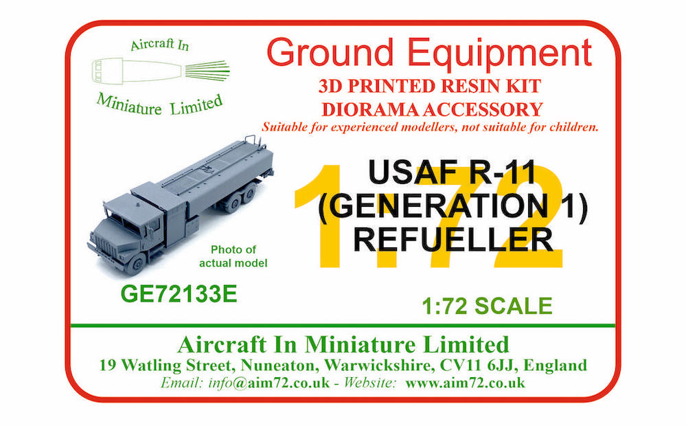 AIM Ground Equipment GE72133E USAF R-11 Gen 1 Aircraft Refueller 1:72