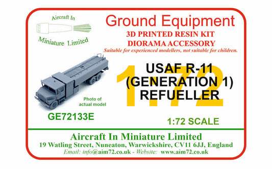 AIM Ground Equipment GE72133E USAF R-11 Gen 1 Aircraft Refueller 1:72