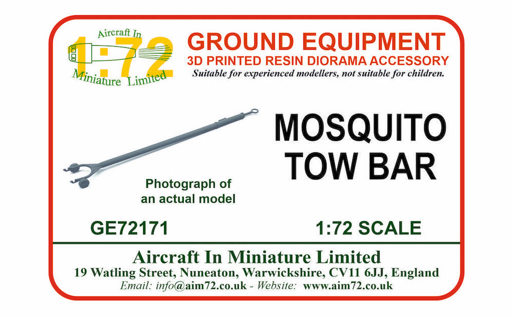 AIM - Ground Equipment GE72171 1:72 de Havilland Mosquito tow bar