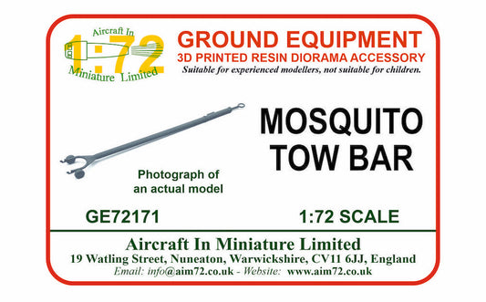 AIM - Ground Equipment GE72171 1:72 de Havilland Mosquito tow bar