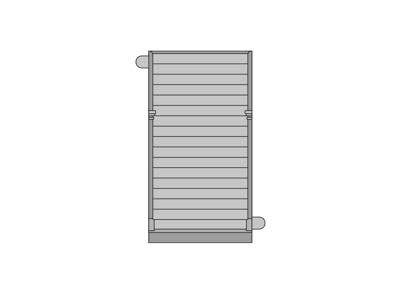 Ratio GJ04 LNWR Grand Junction Station Building Components: 4 Plain Board Panels HO/OO Gauge