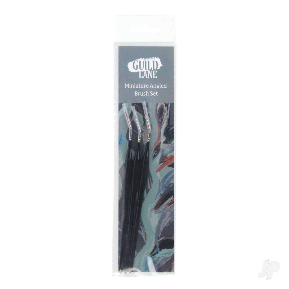 Guild Lane Miniature Angled Brush Set (3 pcs) T01100