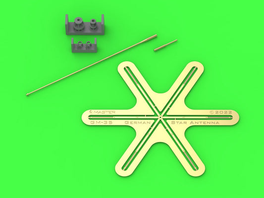 Master GM-35-045 1:35 German WWII 1,8m star antenna