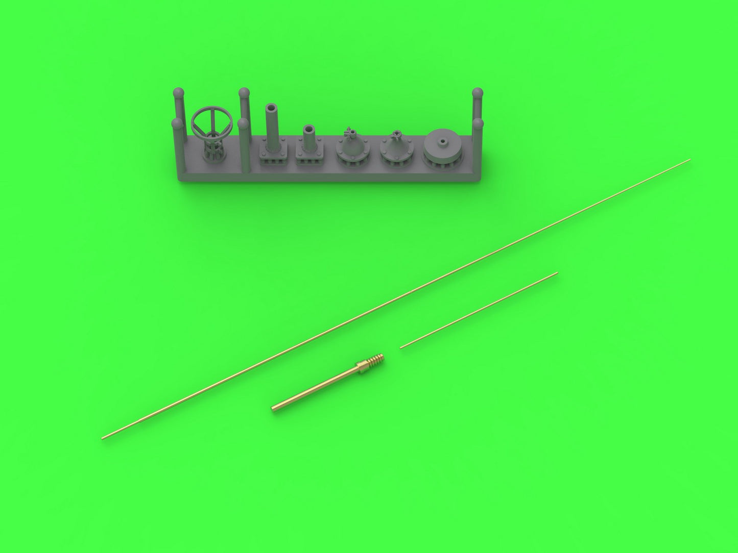 Master GM-35-057 1:35 British antennas for Wireless Set No.19