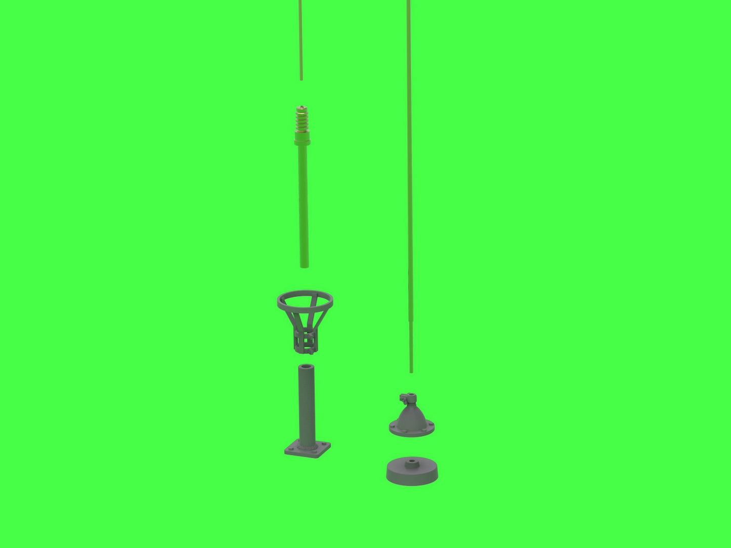 Master GM-35-057 1:35 British antennas for Wireless Set No.19