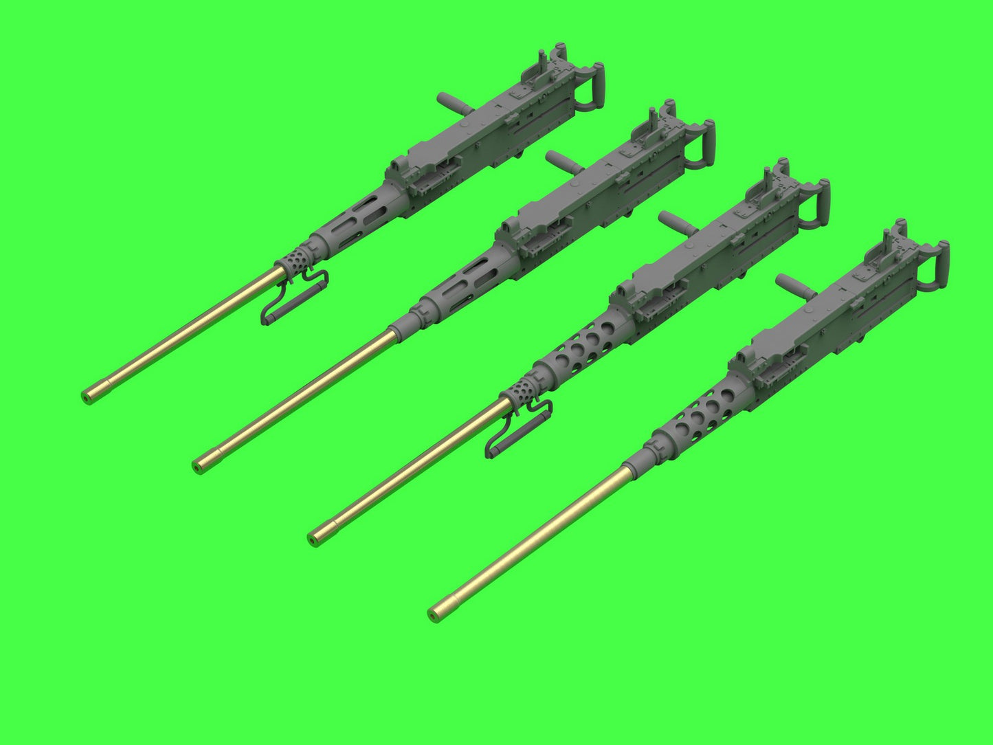 Master GM-35-062 1:35 Browning M2HB .50 cal