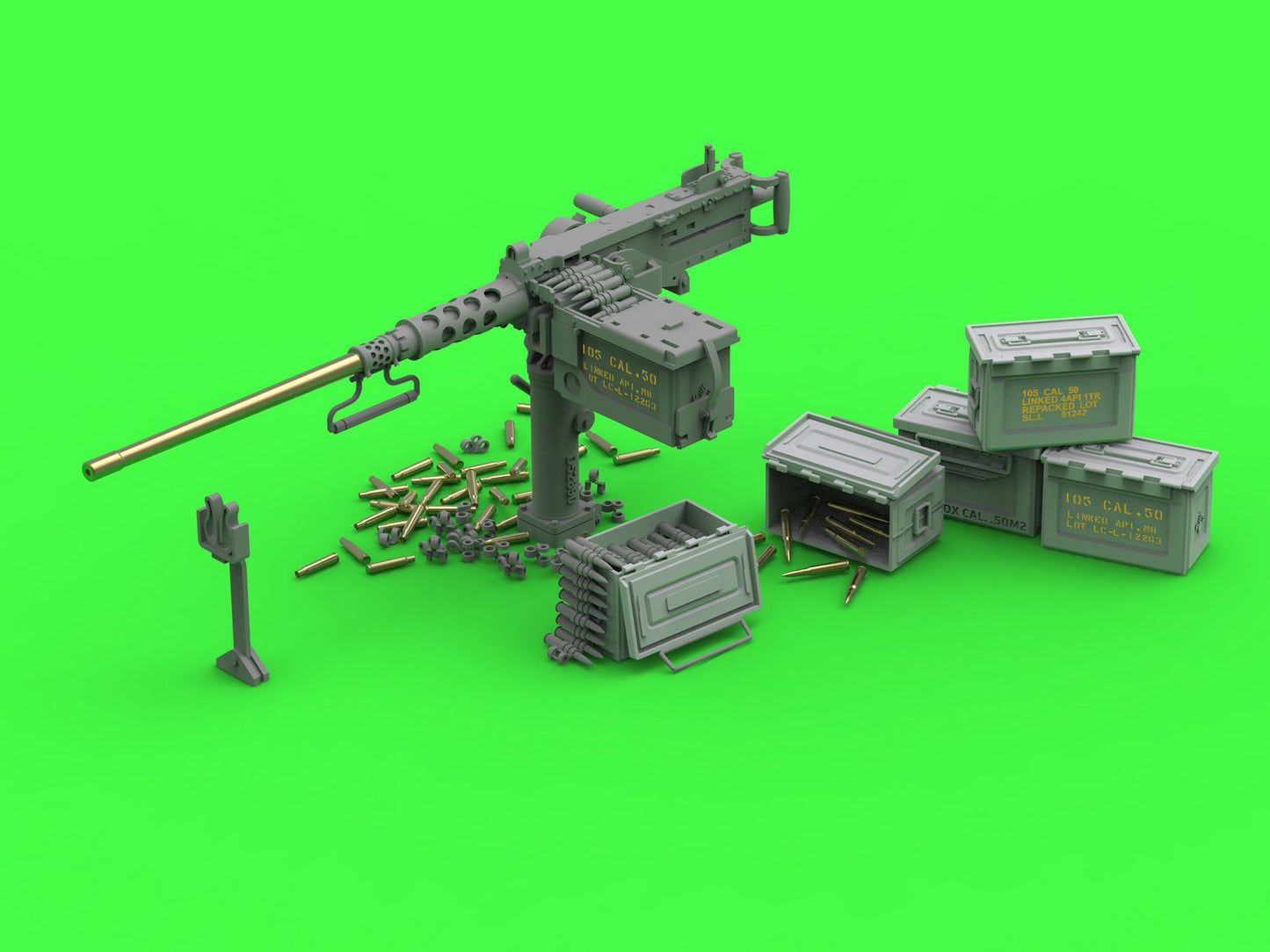 Master GM-35-063 1:35 Browning M2HB .50 cal