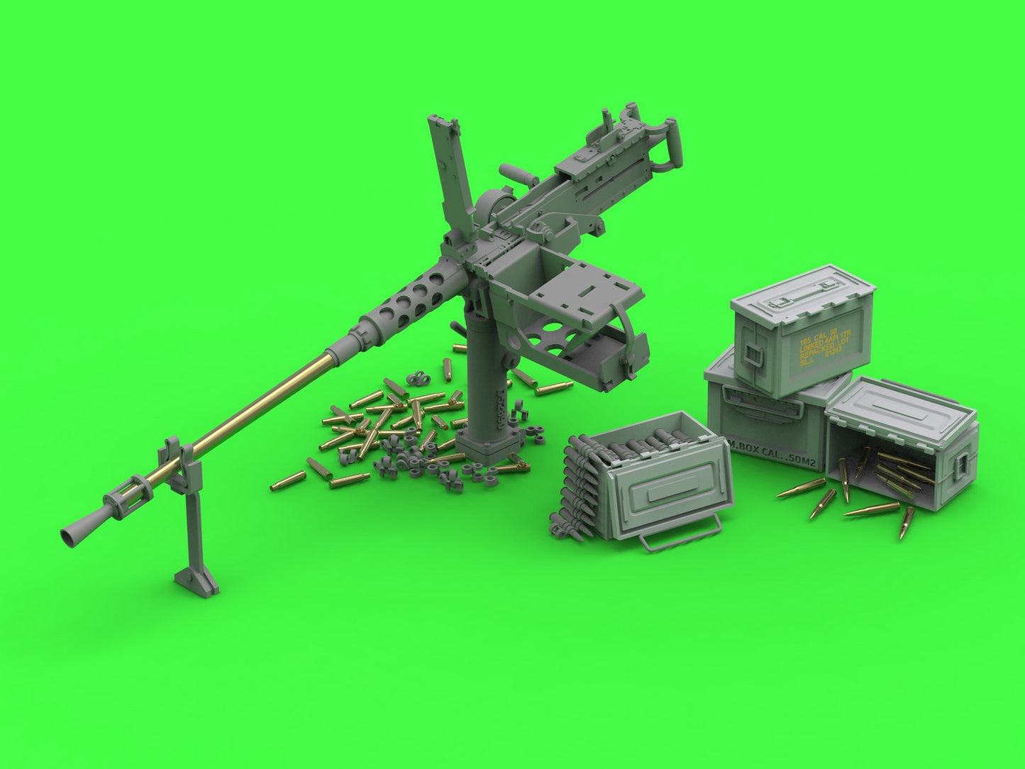 Master GM-35-063 1:35 Browning M2HB .50 cal