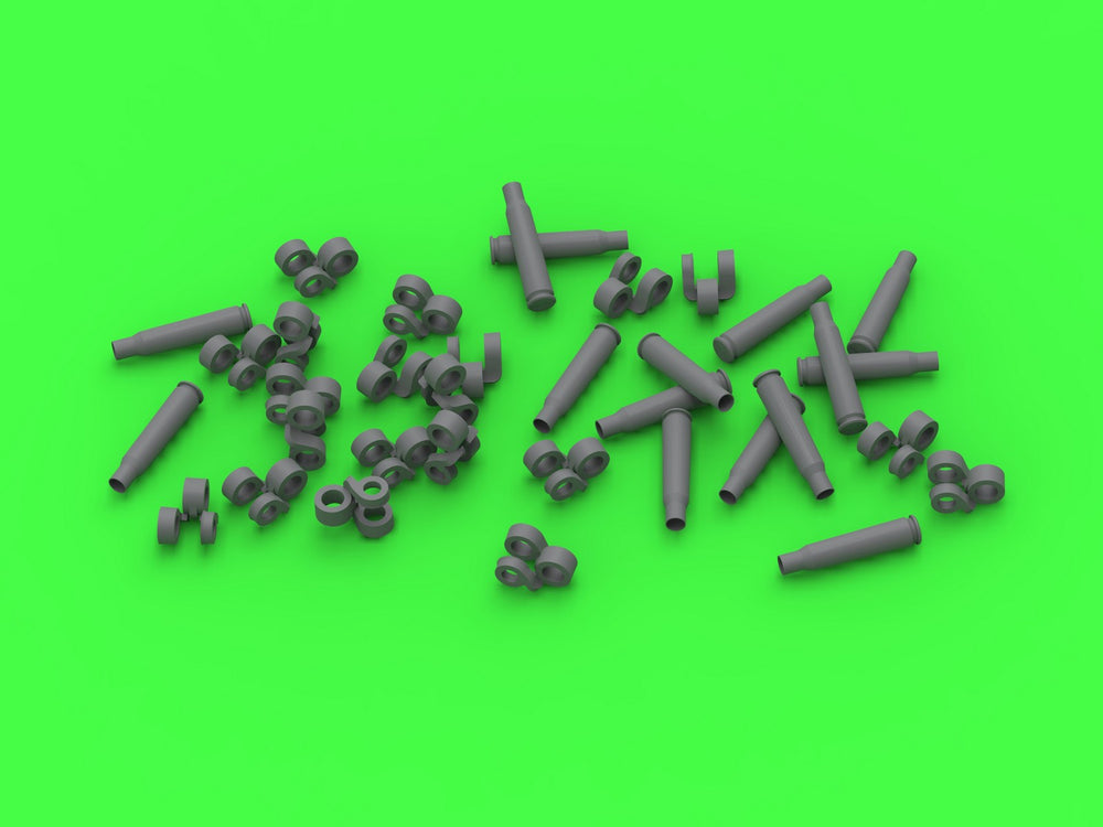 Master GM-35-066 1:35 M2 .50 cal belt links + empty shells
