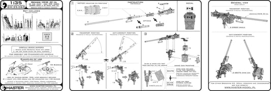 Master GM-35-069 1:35 Browning M2HB .50 cal
