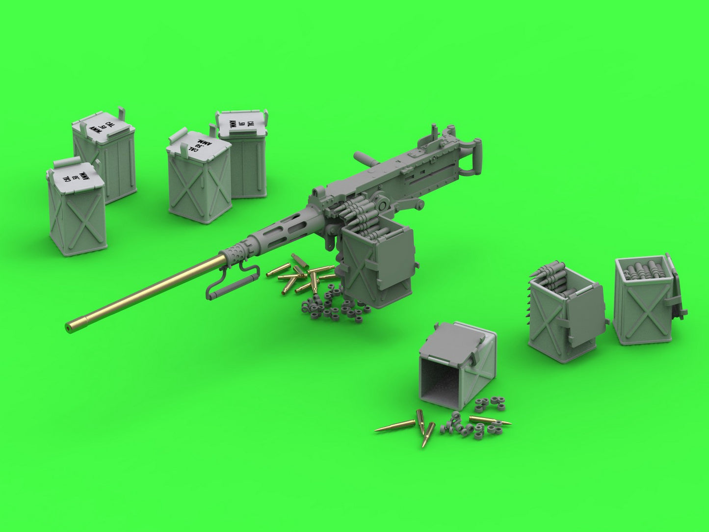 Master GM-35-069 1:35 Browning M2HB .50 cal