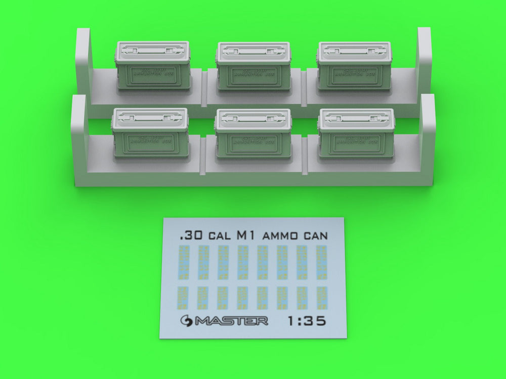 Master GM-35-091 1:35 M1 ammunition cans for Browning M1919