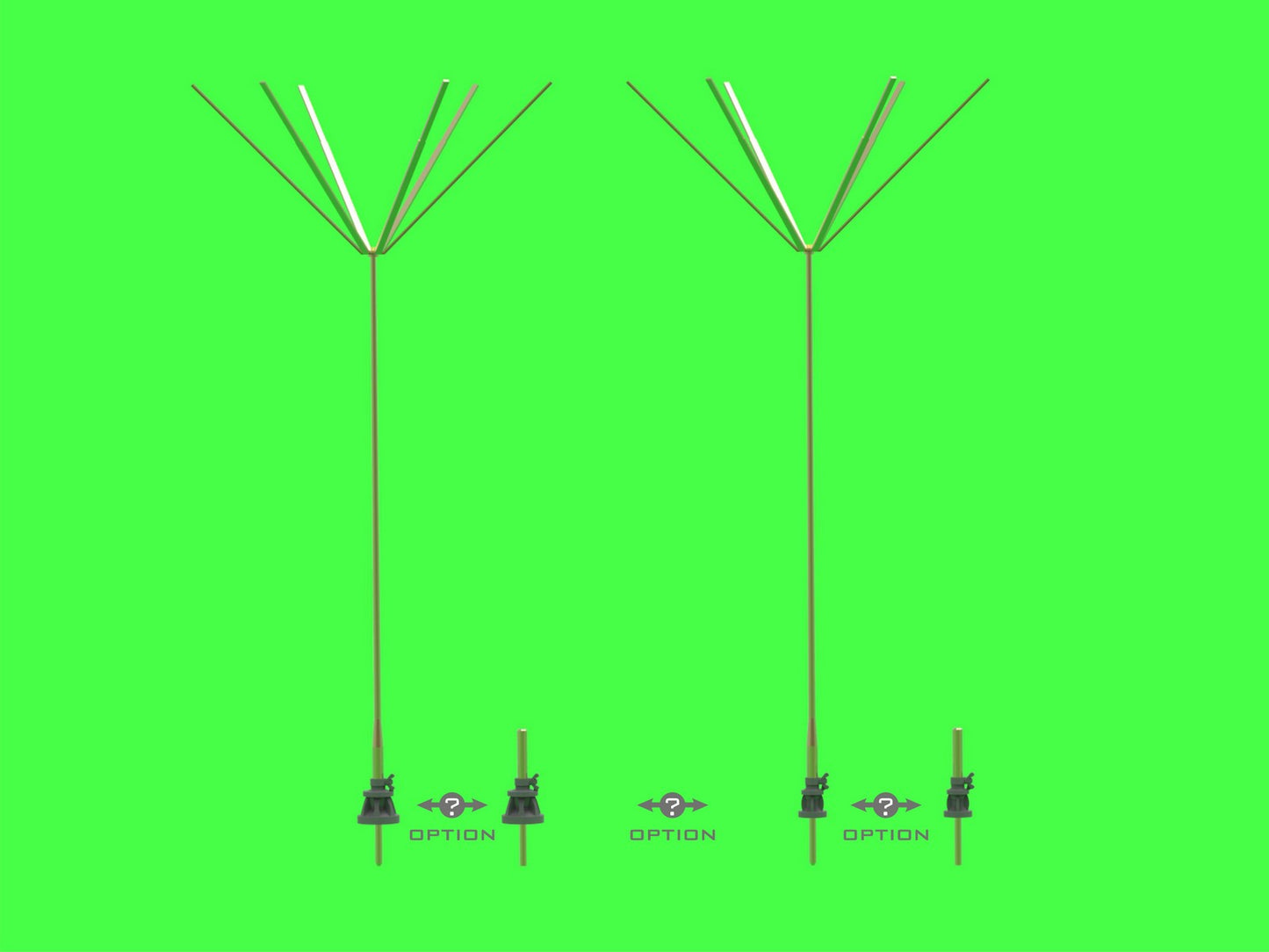 Master GM-72-020 1:72 German WWII 1,8m star antenna