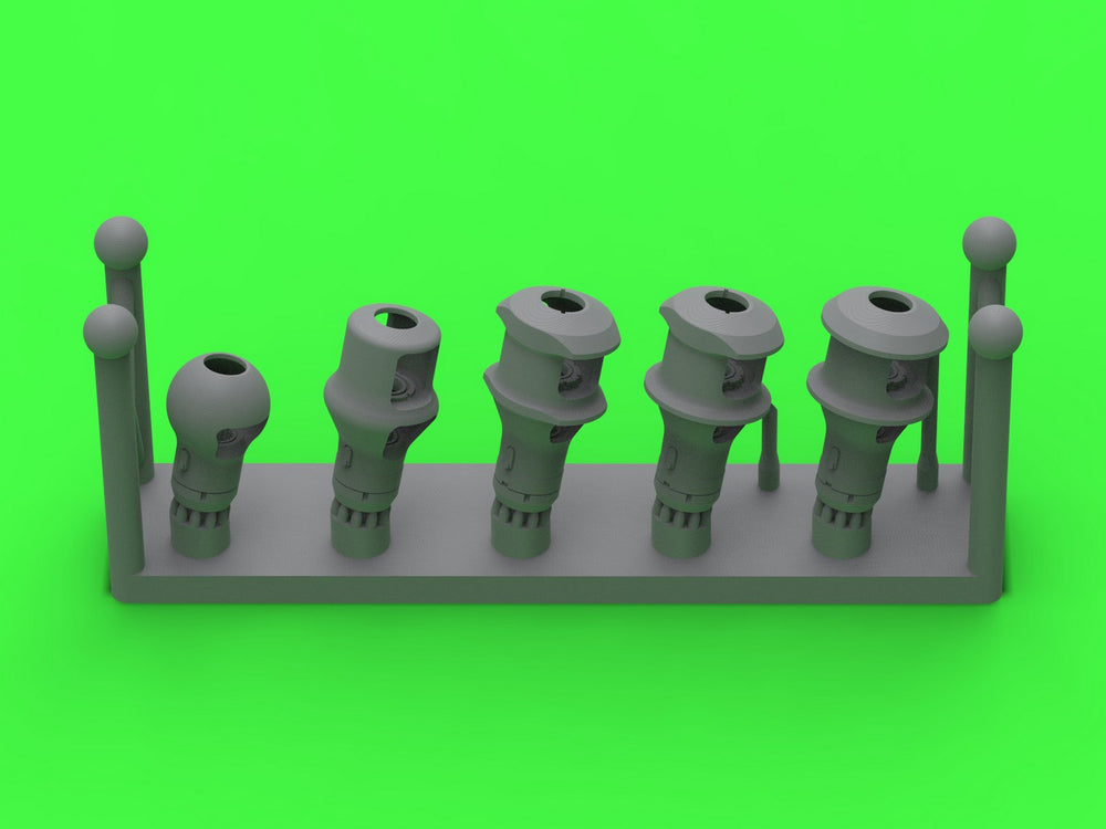 Master GM-72-039 1:72 Muzzle brakes for 7,5cm PaK/KwK/StuK 40
